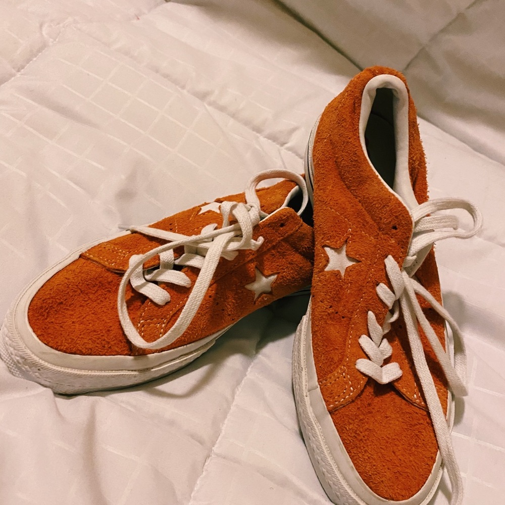Converse One Star Ox Vintage suede Bold mandarin